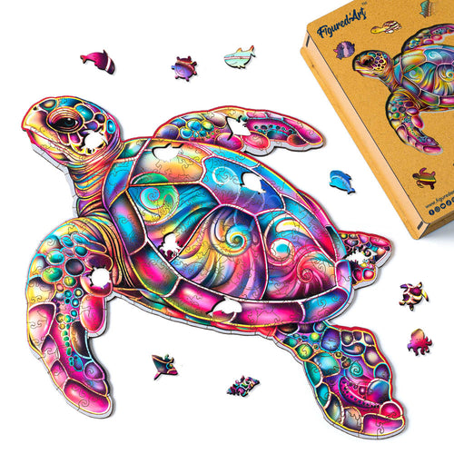 Holzpuzzle Erwachsene - Meeresschildkröte