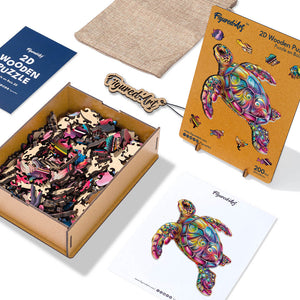 Holzpuzzle Erwachsene - Meeresschildkröte