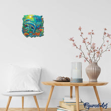 Laden Sie das Bild in den Galerie-Viewer, Holzpuzzle Erwachsene - Delfine im Korallenriff