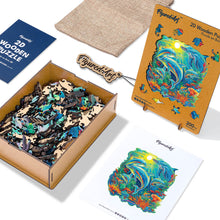 Laden Sie das Bild in den Galerie-Viewer, Holzpuzzle Erwachsene - Delfine im Korallenriff