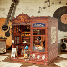 Laden Sie das Bild in den Galerie-Viewer, Miniaturhaus - Vintage Musikgeschäft Figured'Art