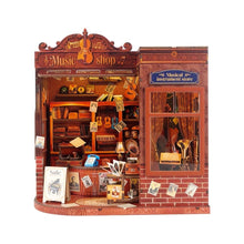 Laden Sie das Bild in den Galerie-Viewer, Miniaturhaus - Vintage Musikgeschäft