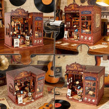 Laden Sie das Bild in den Galerie-Viewer, Miniaturhaus - Vintage Musikgeschäft