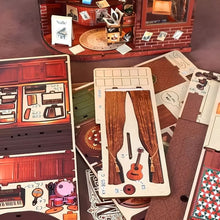 Laden Sie das Bild in den Galerie-Viewer, Miniaturhaus - Vintage Musikgeschäft