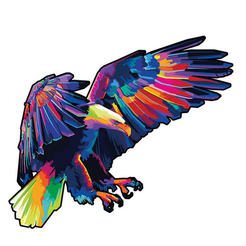 2D Holzpuzzle – Majestätischer Adler