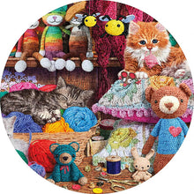 Laden Sie das Bild in den Galerie-Viewer, 2D Holzpuzzle – Ein Katzenspiel
