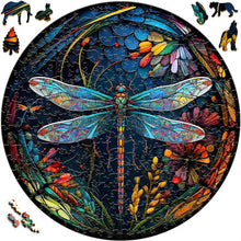 Laden Sie das Bild in den Galerie-Viewer, 2D Holzpuzzle – Libelle des Wunders