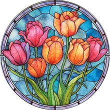 Laden Sie das Bild in den Galerie-Viewer, 2D Holzpuzzle – Tulpen