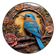 Laden Sie das Bild in den Galerie-Viewer, 2D Holzpuzzle – Blauvogel