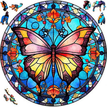 Laden Sie das Bild in den Galerie-Viewer, 2D Holzpuzzle – Warmer Schmetterling