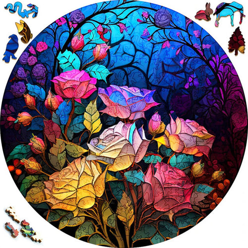 2D Holzpuzzle – Abendrosen