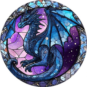 2D Holzpuzzle – Galaxie Drache
