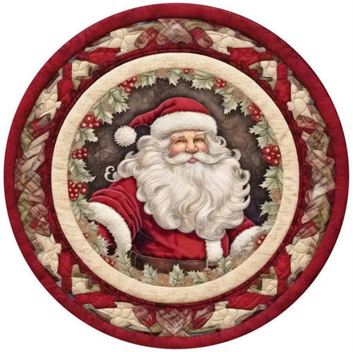 2D Holzpuzzle – Weihnachtsmann-Anhänger