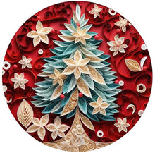 Laden Sie das Bild in den Galerie-Viewer, 2D Holzpuzzle – Blumige Weihnachten