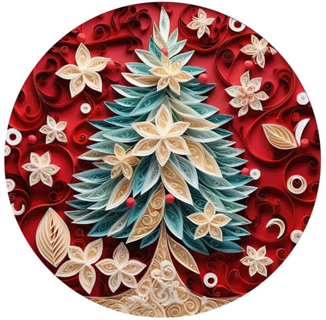 2D Holzpuzzle – Blumige Weihnachten