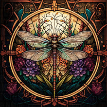 Laden Sie das Bild in den Galerie-Viewer, 2D Holzpuzzle – Silberne Libelle