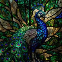 Laden Sie das Bild in den Galerie-Viewer, 2D Holzpuzzle – Pfau in der Natur
