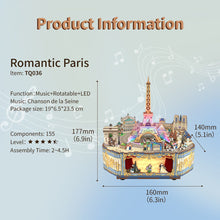 Laden Sie das Bild in den Galerie-Viewer, 3D Puzzle - Romantisches Paris