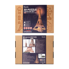 Laden Sie das Bild in den Galerie-Viewer, 3D Puzzle - Nacht des Eiffelturms