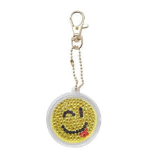 Laden Sie das Bild in den Galerie-Viewer, Anhänger Diamond Painting Smiley Set 5 Stück