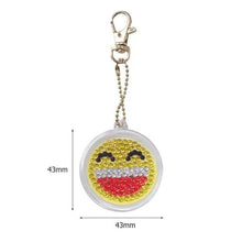 Laden Sie das Bild in den Galerie-Viewer, Anhänger Diamond Painting Smiley Set 5 Stück