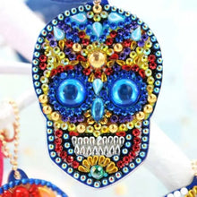 Laden Sie das Bild in den Galerie-Viewer, Anhänger Totenkopf Diamond Painting Set 4 Stück