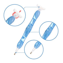 Laden Sie das Bild in den Galerie-Viewer, Premium-Stift Diamond Painting Blau Hell 5 Varianten