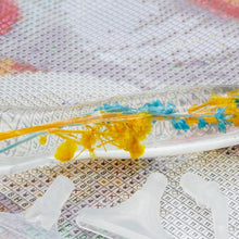 Laden Sie das Bild in den Galerie-Viewer, Premium-Stift Ergonomisch Diamond Painting Pflanzen Türkis Orange