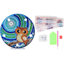 Laden Sie das Bild in den Galerie-Viewer, LED-Lampe Diamond Painting Eule
