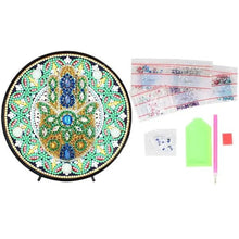 Laden Sie das Bild in den Galerie-Viewer, LED-Lampe Diamond Painting mit Hamsa-Hand