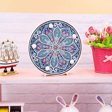 Laden Sie das Bild in den Galerie-Viewer, LED-Lampe Diamond Painting Blume Mandala