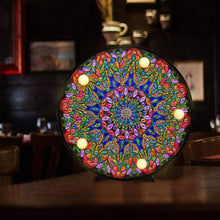 Laden Sie das Bild in den Galerie-Viewer, Licht LED Diamond Painting Mandala Grün