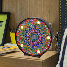 Laden Sie das Bild in den Galerie-Viewer, Licht LED Diamond Painting Mandala Grün