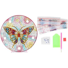 Laden Sie das Bild in den Galerie-Viewer, LED-Lampe Diamond Painting Schmetterling