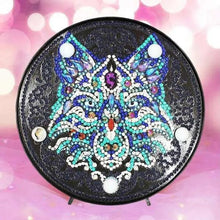 Laden Sie das Bild in den Galerie-Viewer, LED-Lampe Diamond Painting Wolf