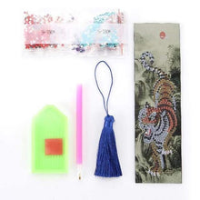 Laden Sie das Bild in den Galerie-Viewer, Lesezeichen Diamond Painting Tiger