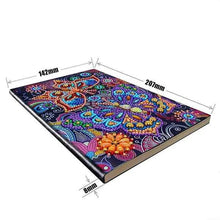 Laden Sie das Bild in den Galerie-Viewer, Notizbuch Diamond Painting mit Schmetterlingen