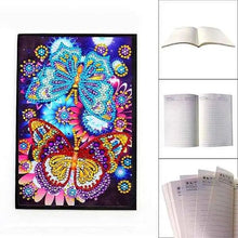 Laden Sie das Bild in den Galerie-Viewer, Notizbuch Diamond Painting Schmetterlinge