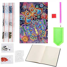 Laden Sie das Bild in den Galerie-Viewer, Notizbuch Diamond Painting mit Schmetterlingen