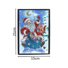 Laden Sie das Bild in den Galerie-Viewer, Notizbuch Diamond Painting Weihnachtsmann