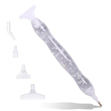 Laden Sie das Bild in den Galerie-Viewer, Premium-Stift Diamond Painting Ergonomisch Blatt Silber Zubehör