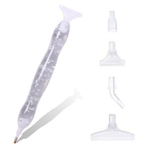 Laden Sie das Bild in den Galerie-Viewer, Premium-Stift Diamond Painting Ergonomisch Blatt Silber Zubehör
