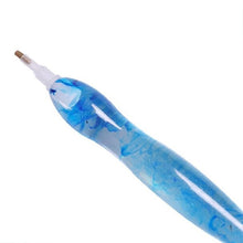 Laden Sie das Bild in den Galerie-Viewer, Premium-Stift Diamond Painting Ergonomisch Blau Zubehör