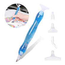 Laden Sie das Bild in den Galerie-Viewer, Premium-Stift Diamond Painting Ergonomisch Blau Zubehör
