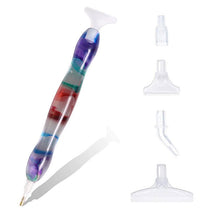 Laden Sie das Bild in den Galerie-Viewer, Premium-Stift Diamond Painting Ergonomisch Violett/Rot Zubehör