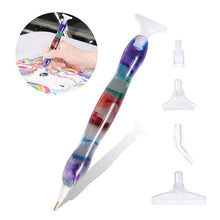 Laden Sie das Bild in den Galerie-Viewer, Premium-Stift Diamond Painting Ergonomisch Violett/Rot Zubehör