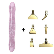 Laden Sie das Bild in den Galerie-Viewer, Premium-Stift Diamond Painting Ergonomisch Glitzer Rosa 5 Varianten
