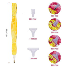Laden Sie das Bild in den Galerie-Viewer, Premium-Stift Diamond Painting Ergonomisch Welle Gelb