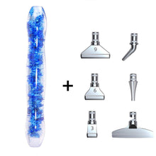 Laden Sie das Bild in den Galerie-Viewer, Premium-Stift Ergonomisch Diamond Painting Blumen Blau 5 Varianten