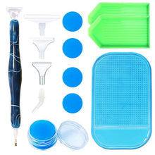 Laden Sie das Bild in den Galerie-Viewer, Premium-Stift Diamond Painting Ergonomisch Blau Dunkel 5 Varianten